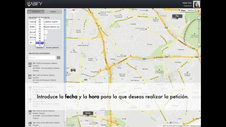 Como pedir un cabify para otro d&iacute;a