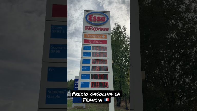 A cuanto esta la gasolina en francia