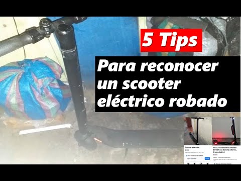 Que hacer si te roban el patinete electrico