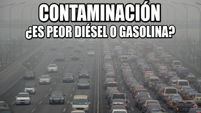Que coches contaminan mas diesel o gasolina