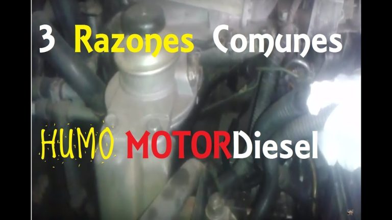 Porque mi carro diesel echa humo blanco