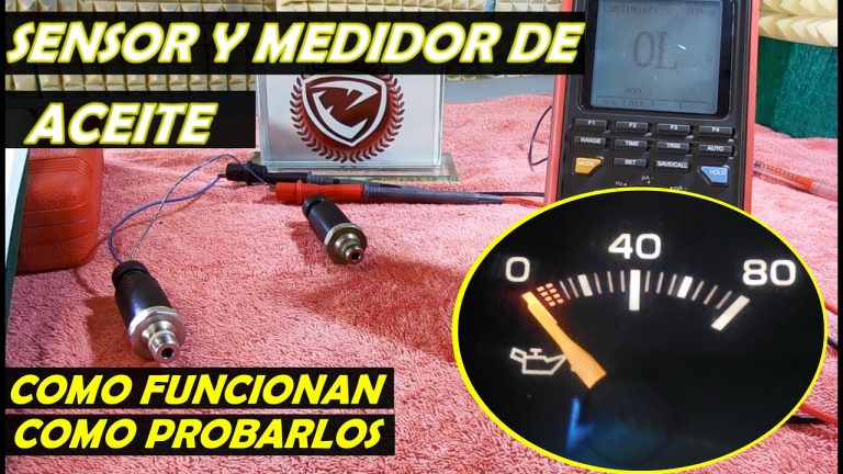 Sensor de nivel de aceite como funciona