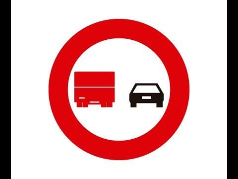 Este turismo para adelantar puede rebasar la velocidad autorizada