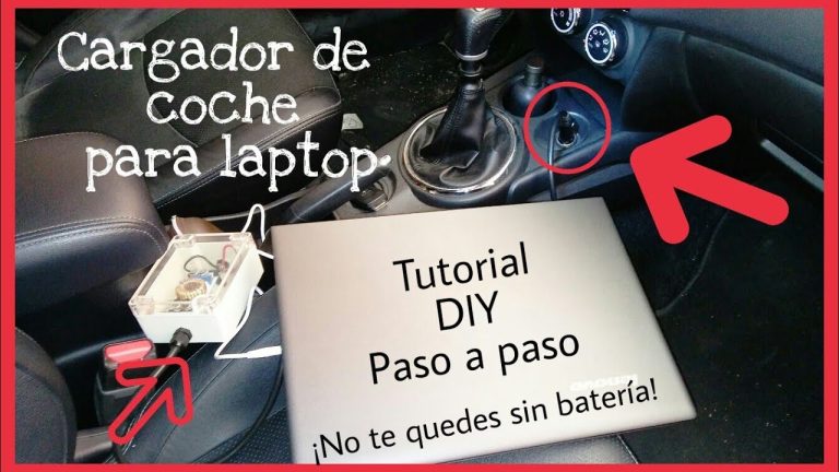Como cargar un portatil en el coche
