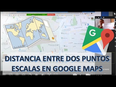 Cual es la escala de google maps