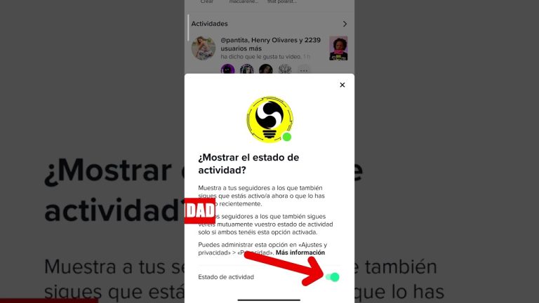 Como saber si esta conectado en tiktok