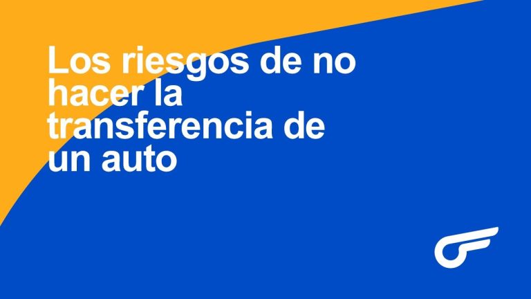 Se puede transferir un vehiculo con multas