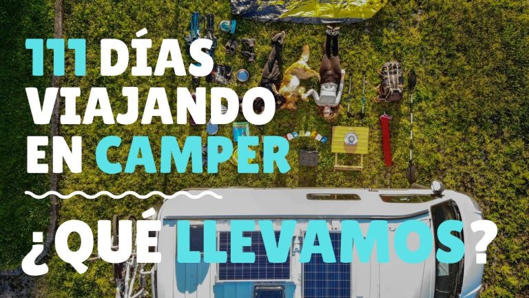 Que llevar en un viaje en camper