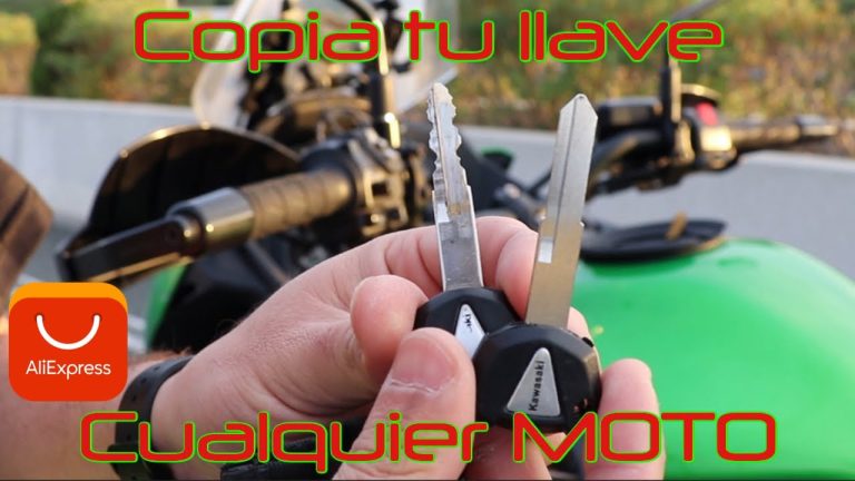 Copia de llaves de moto sin llave