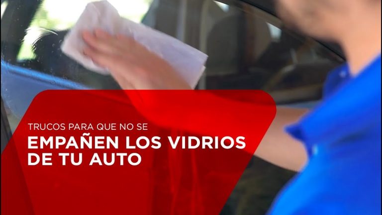 Como hacer que no se empa&ntilde;en los vidrios del auto