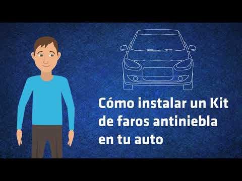 Como instalar faros antinieblas en un auto