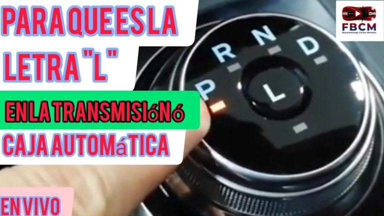 Que significa la l de los coches