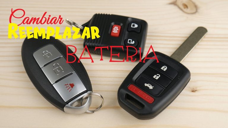 Donde cambiar la pila de la llave del coche