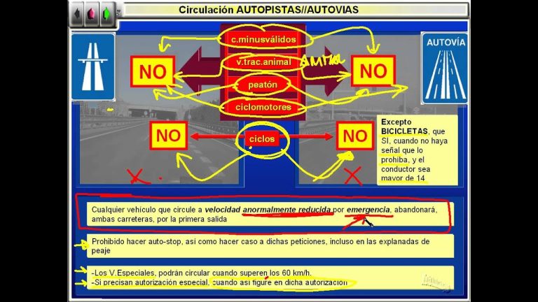 En esta autopista cu&aacute;ndo se puede circular por el arc&eacute;n