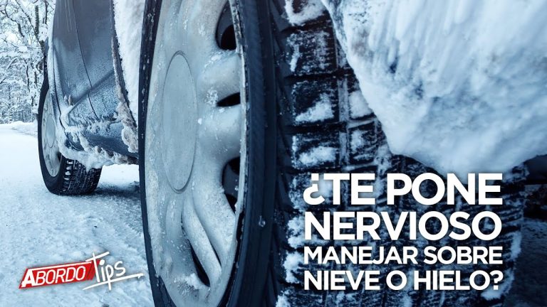 Hay hielo en la vía que debe hacer