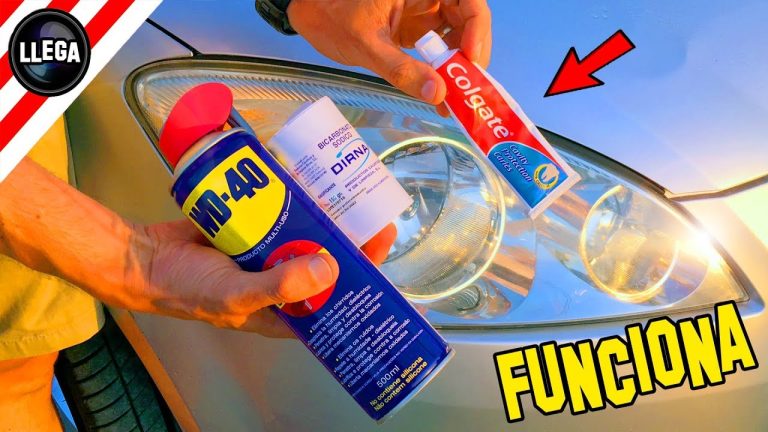 Cómo limpiar los faros de los coches