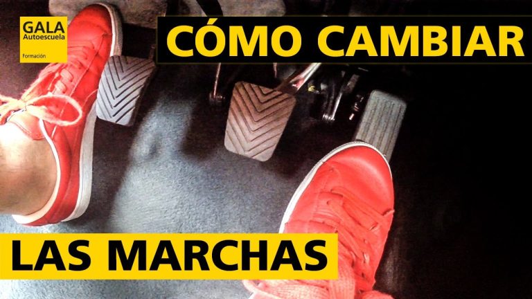 Como cambiar de marchas en un coche