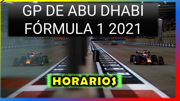 A que hora es el gp de abu dhabi