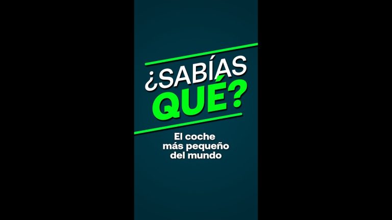 ¡Descubre el Coche Más Pequeño del Mercado!