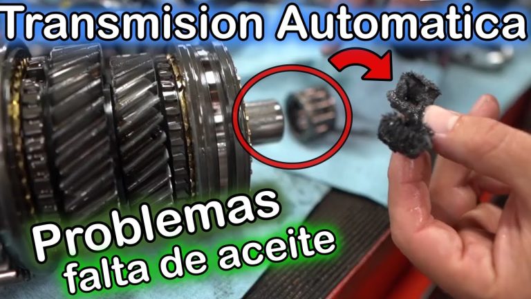 ¿Cómo identificar los síntomas de una caja de cambios sin aceite?